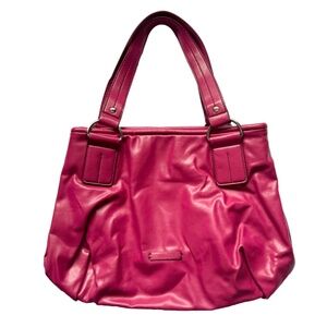 Nine & Co Hot Pink Faux Leather Purse